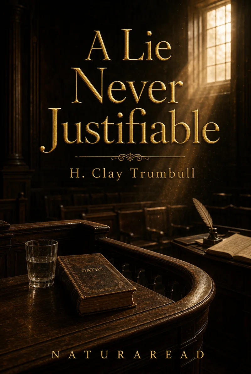 A Lie Never Justifiable: A Study in Ethics
