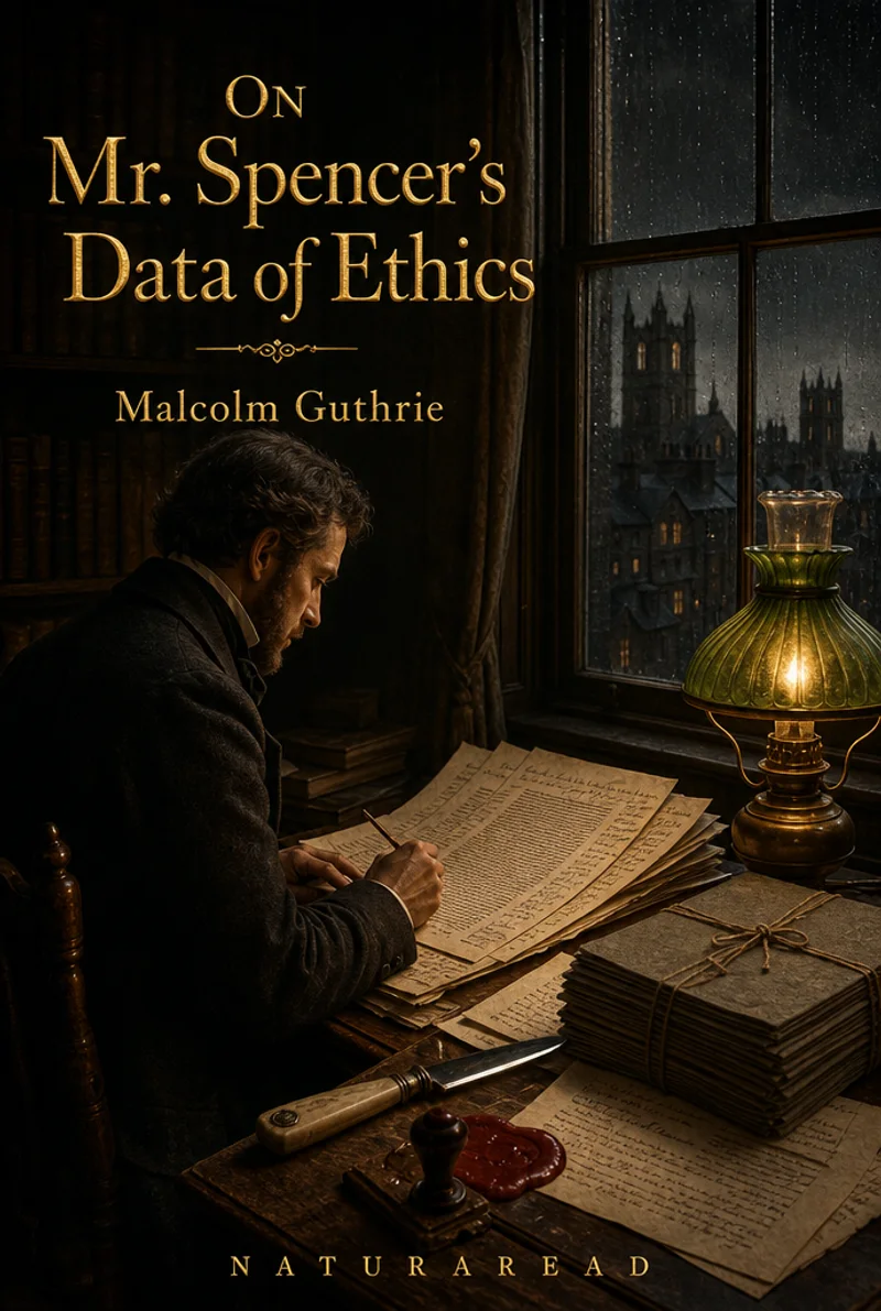 On Mr. Spencer's Data of Ethics