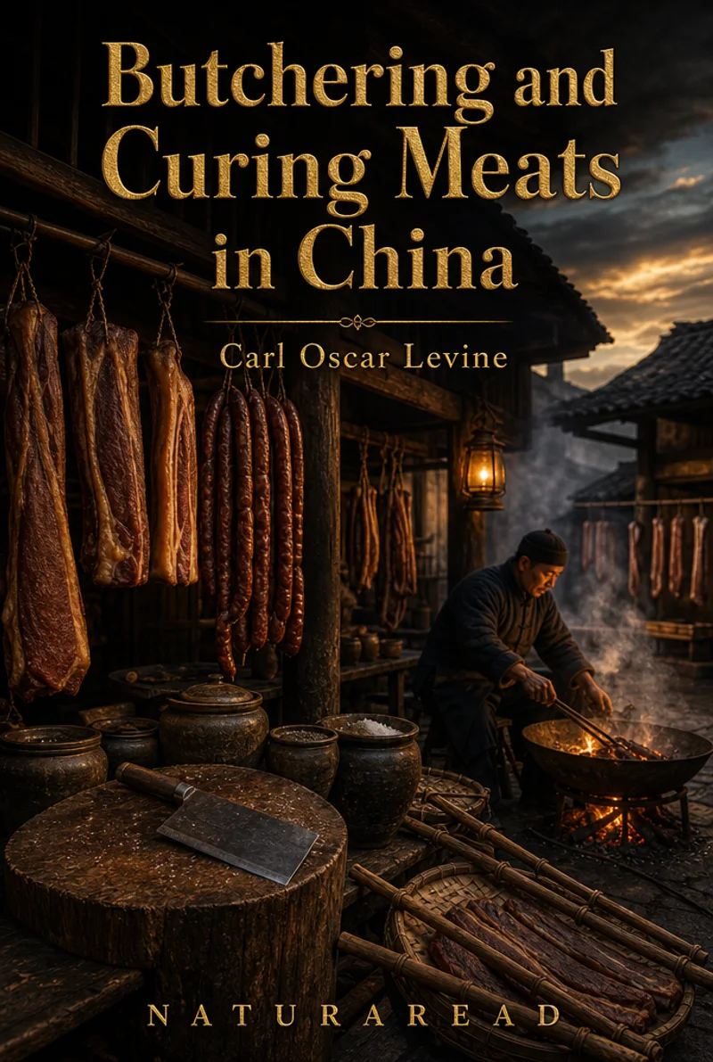 Butchering and curing meats in China