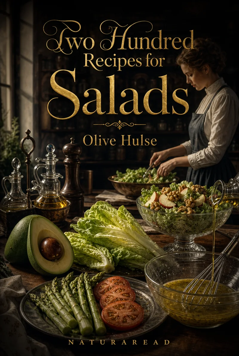 Two hundred recipes for making salads, with thirty recipes for dressings and sauces