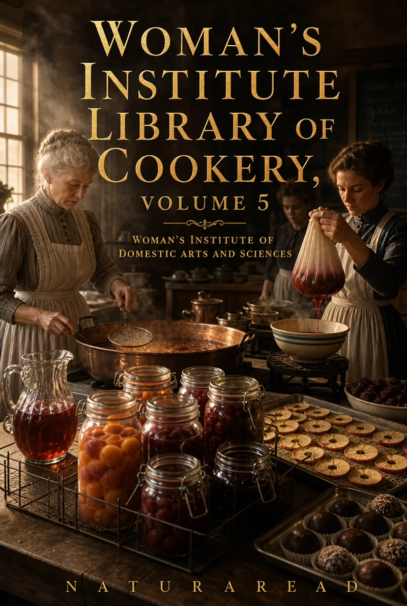 Woman's Institute Library of Cookery. Volume 5: Fruit and Fruit Desserts; Canning and Drying; Jelly Making, Preserving and Pickling; Confections; Beverages; the Planning of Meals
